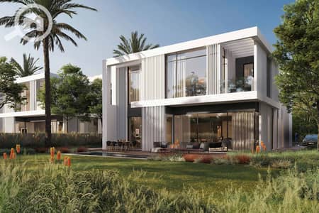 4 Bedroom Villa for Sale in New Cairo, Cairo - VILLA-LARGE---GARDEN-VIEW. jpg