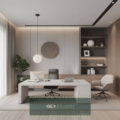 مکتب  للبيع في القاهرة الجديدة، القاهرة - Minimalist Home Office Design Tips for a Tranquil Environment. jpeg