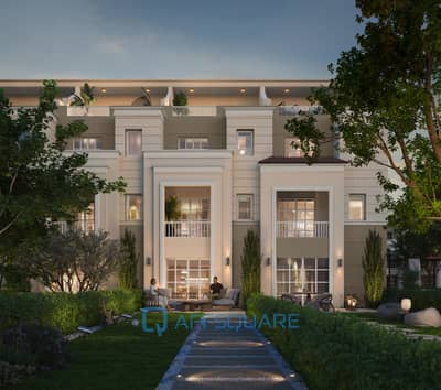 تاون هاوس 5 غرف نوم للبيع في مدينة المستقبل، القاهرة - TOWNHOUSE-4UNITS-BACK. jpg