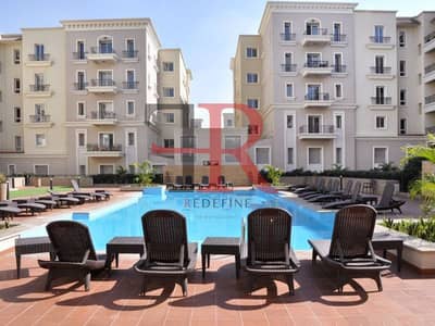 2 Bedroom Flat for Rent in New Cairo, Cairo - outdoor_pool_-_accommodation_in_Cairo_Mivida_by_Axxodia_apartment_rentals_New_Cairo. jpg