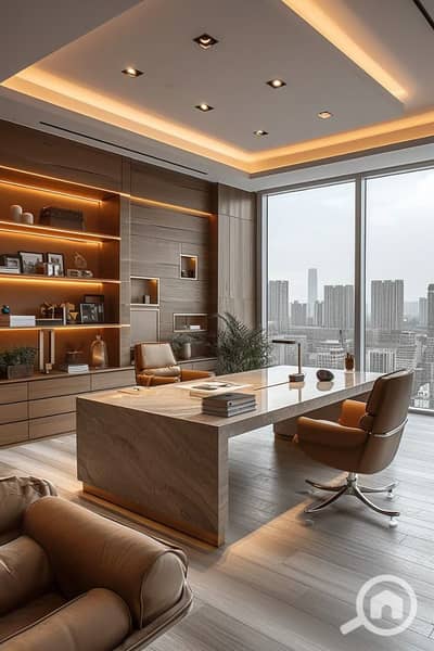 مکتب  للبيع في العاصمة الإدارية الجديدة، القاهرة - Office luxury home design. jpeg