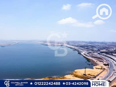 3 Bedroom Apartment for Sale in Moharam Bik, Alexandria - شقة 194متر للبيع - كمبوند صواري - فيو بحيره