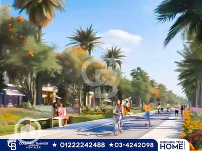 3 Bedroom Chalet for Sale in North Coast, Matruh - شاليه للبيع South Med - راس الحكمه - بحرى على جزيره A وسط المارينا