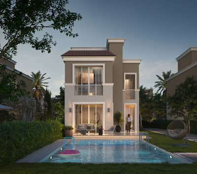 3 Bedroom Villa for Sale in Mostakbal City, Cairo - villa235-back. jpg