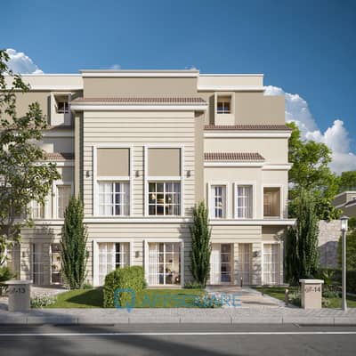 4 Bedroom Villa for Sale in Mostakbal City, Cairo - sv villa back. jpg