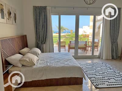 2 Bedroom Chalet for Sale in Ain Sukhna, Suez - chalet 2 Bedrooms for sale fully finished minutes from Porto Sokhna in BlueBlue