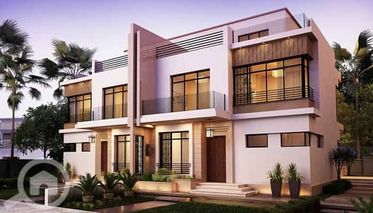 4 Bedroom Twin House for Sale in Sheikh Zayed, Giza - فرصة مميزة فيلا توين استلام فوري في قلب الشيخ زايد بالتقسيط ALMA