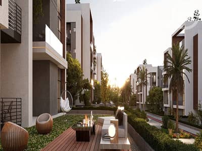 2 Bedroom Apartment for Sale in 6th of October, Giza - Apartment for sale 122m with garden 87m in midgard in front of mountian view giza plato at 0%